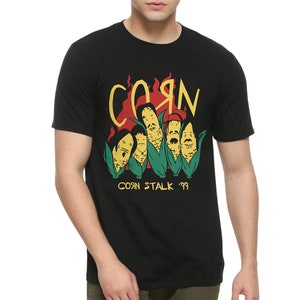 Corn - Corn Stalk 99 Funny Rock  T-Shirt, Men&#39;s and Women&#39;s Sizes (MSC-20522)