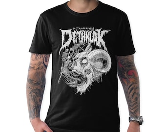 Metalocalypse Dethklok Skull T-Shirt, Men&#39;s and Women&#39;s Sizes (MSC-08771)