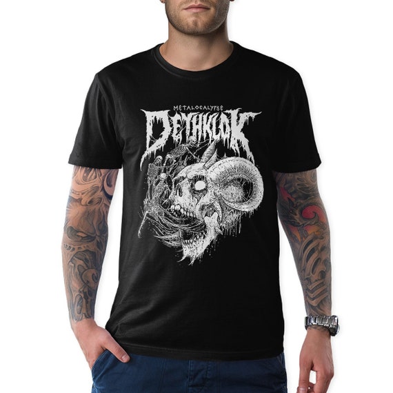 Metalocalypse Dethklok Skull T-shirt, Men's and Women's Sizes (MSC