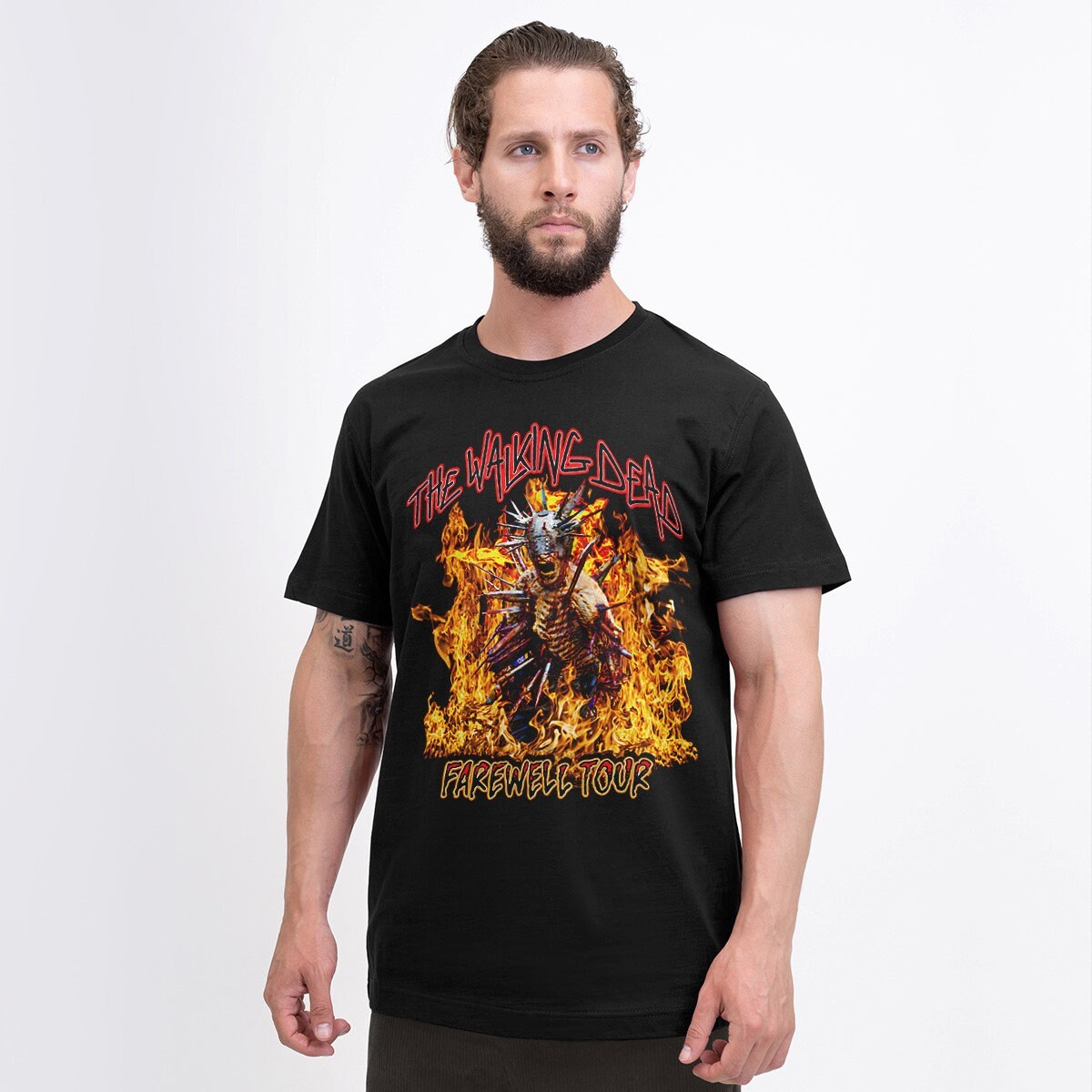 新品未開封 LIVE TOUR – DISH// − T-shirts The Walking Dead Farewell Tour Rock T-shirt, Men's and Women's