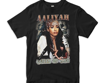 Aaliyah T Shirt - 90's - 2000s Rnb - Rock the Boat - Vntg