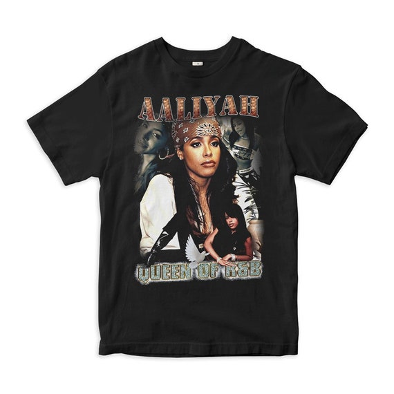 Aaliyah Queen of R&B T-shirt, Men's and Women's Sizes (MSC-91871
