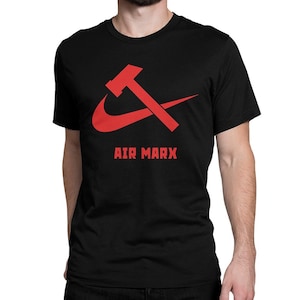 Air Marx Funny T-Shirt, Karl Marx Shirt, Men&#39;s and Women&#39;s Sizes (DSN-00086)