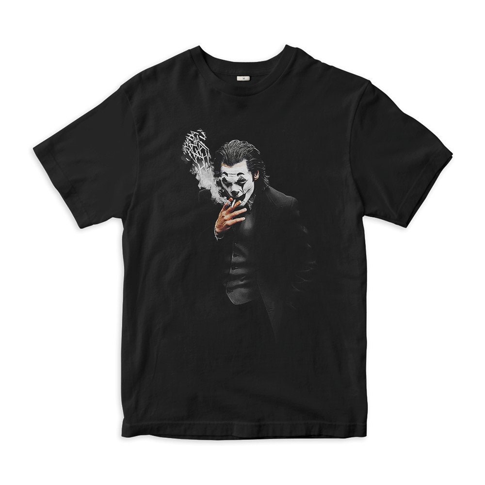 ジョーカー映画Tシャツ、ホアキン・フェニックスシャツ、メンズ