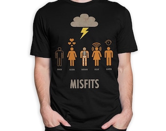 Misfits TV Series T-Shirt, Men's and Women's Sizes (SER-70051)