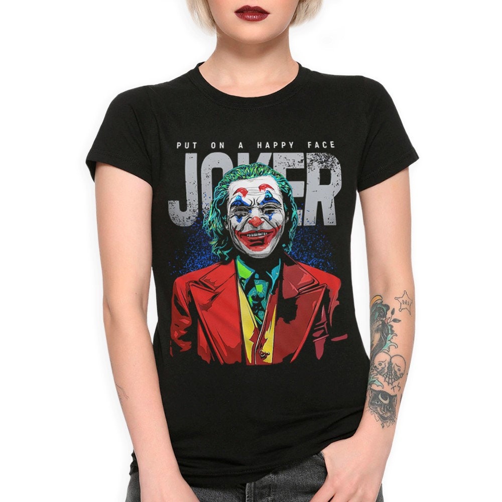 Joker Put on a Happy Face T-shirt, Joaquin Phoenix Shirt, Men's