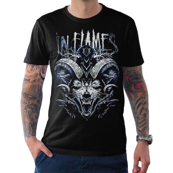 IN FLAMES Tシャツ In Flames - XL/TG – L N F