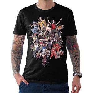 Alternative Rock Stars Combo T-Shirt, Men&#39;s and Women&#39;s Sizes (MSC-87000)