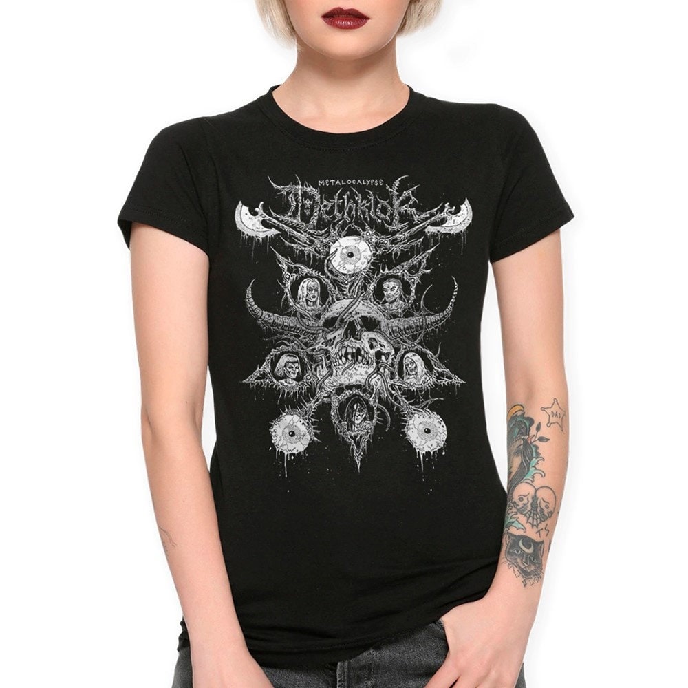 Metalocalypse Dethklok Art T-shirt, Men's and Women's Sizes (MSC