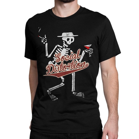 Social Distortion Skeleton T-shirt, Men's and Women's Sizes