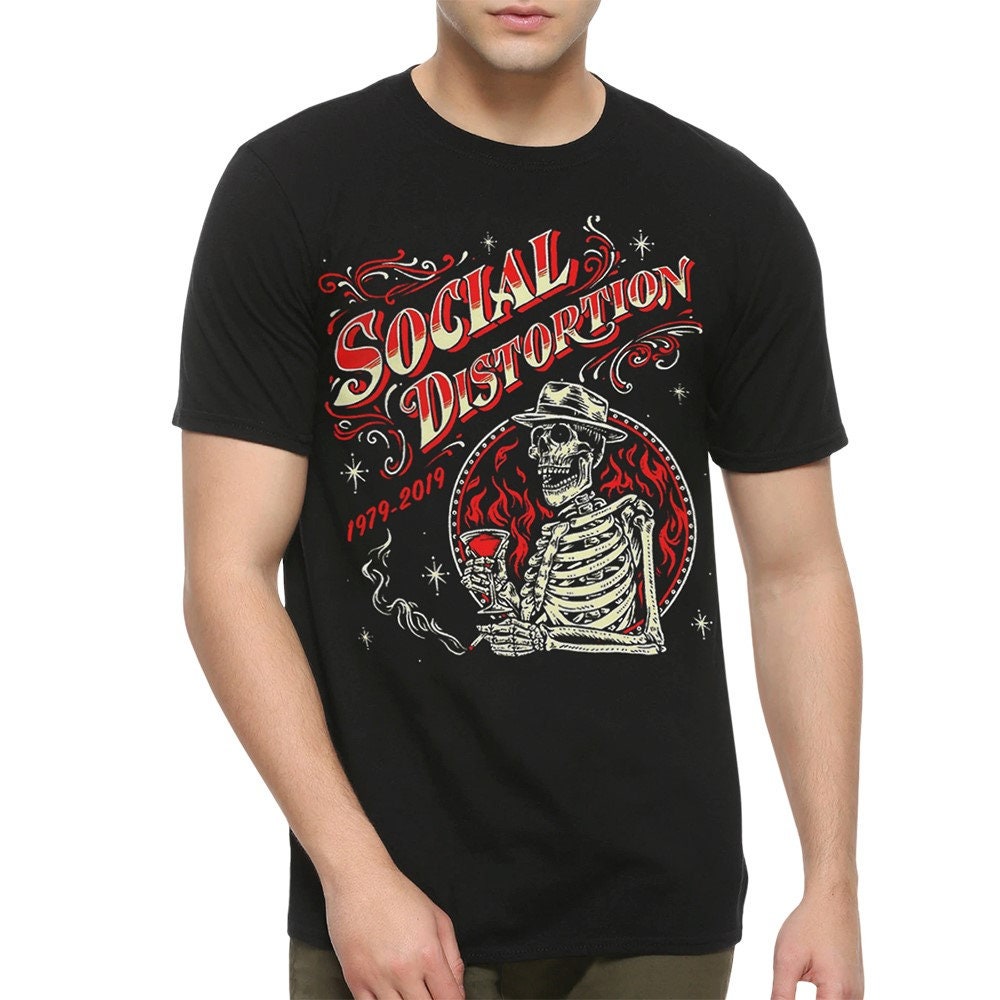 Social Distortion 1979 - 2019 T-shirt, Men's and Women's