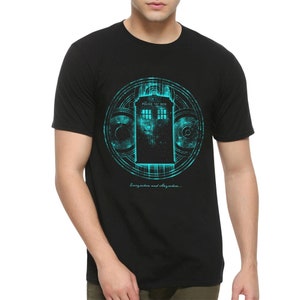Maglietta Police Box Time Travel, taglie uomo e donna (DOW-50000)