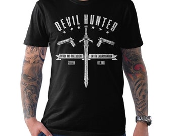 Devil May Cry - Devil Hunter T-Shirt, Men&#39;s and Women&#39;s Sizes (GAM-09121)