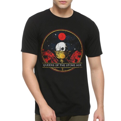 Queens of the Stone Age Tシャツ+タオル セット Amazon.com: Official Queens of The Stone Age Illustrated T-Shirt