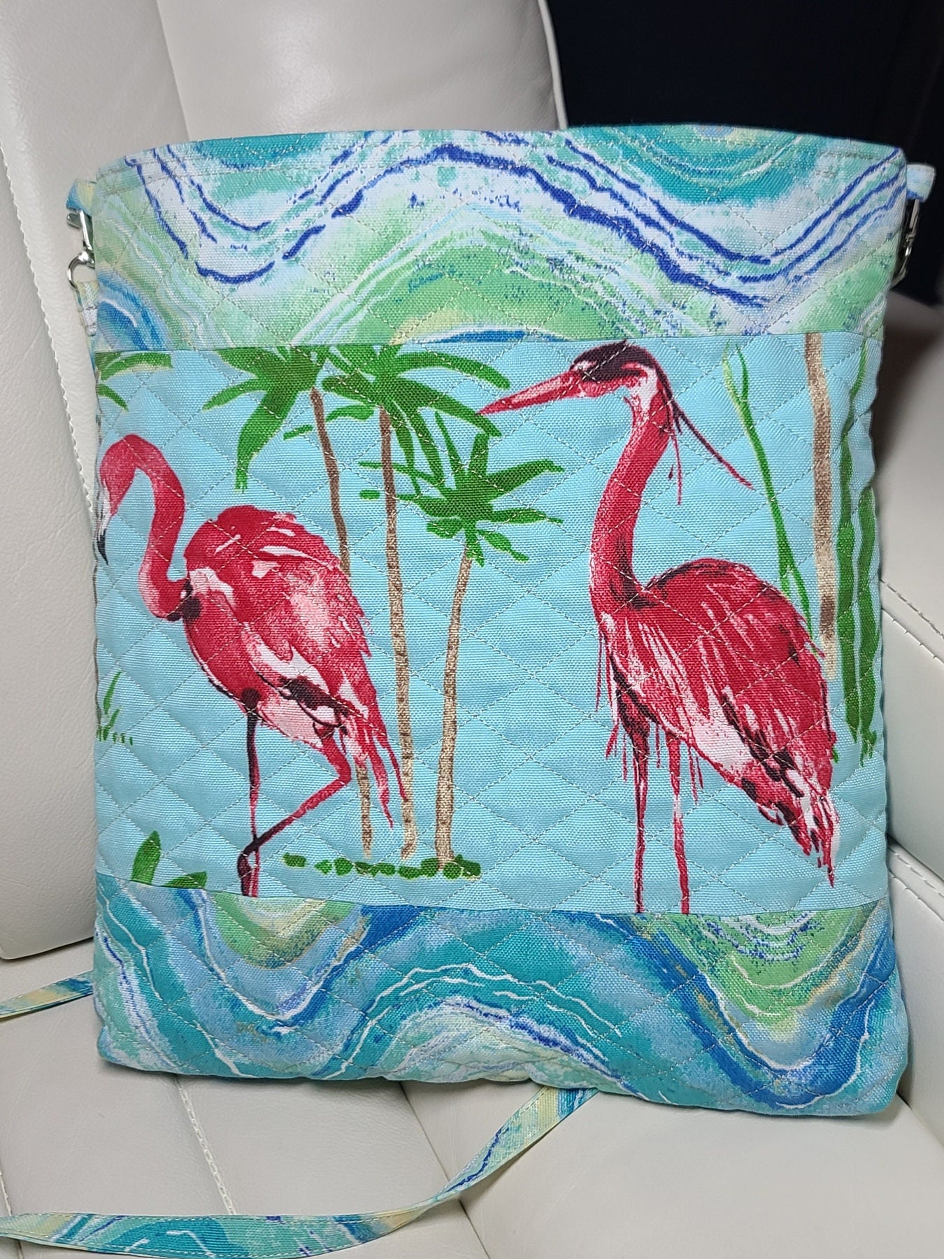 11x12 Flamingo Crossbody Bag Purse Handbag Etsy