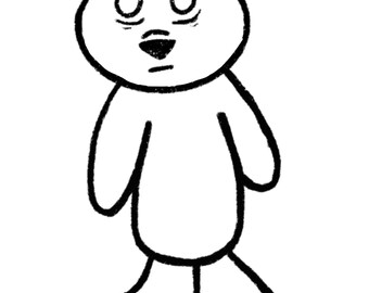 I Don't Even Care, Bear 4 x 6 Print! | Matte Finish