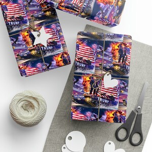 Santa Trump Wrapping Paper for Gifts - Pro Trump Christmas Gift Wrap Let's  Go Brandon Maga Gift Wrap Christmas Trump 2024 sold by Beatrix Ailing, SKU  91834856