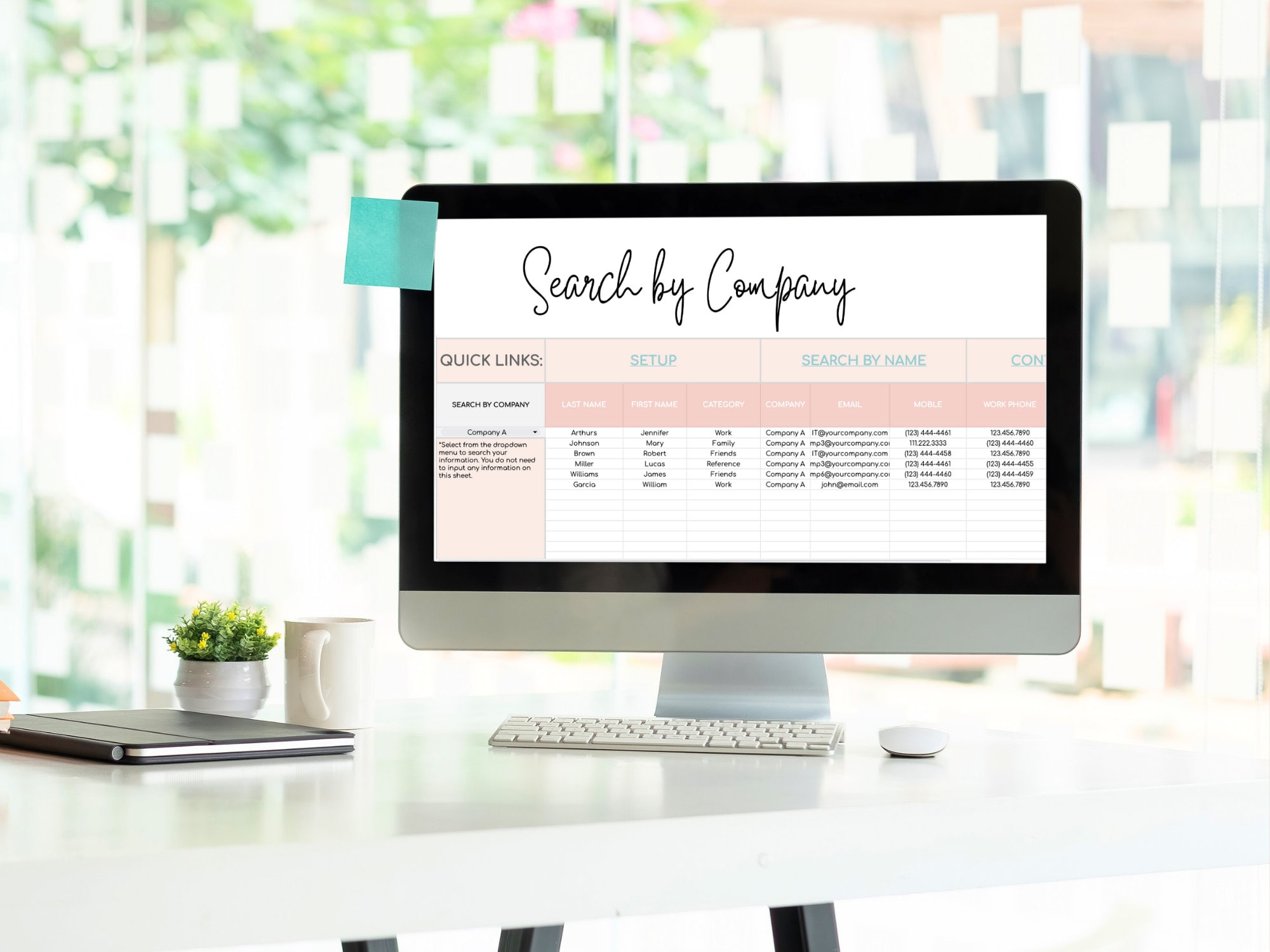 Address Book Google Sheets Business Spreadsheet Template Contact List