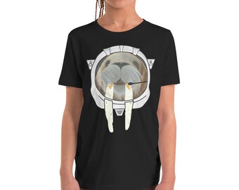 Space Walrus Youth Short Sleeve T-Shirt