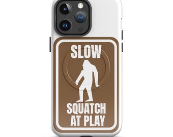 Slow Sasquatch at Play MagSafe® tough case for iPhone®