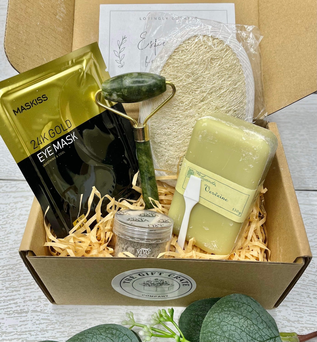 Mini Spa Gift Box for Her, Spa Facial Gift Box for Women, Thinking of You Gift Box, Care Package