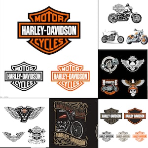 Harley Davidson SVG Bundle | Harley Davidson png bike logos bundle | Instant Download image 3