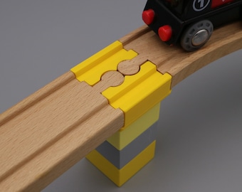 Duplo adapter socket-socket for child wooden railway compatible with Brio, Ikea, Lidl (children's toy or gift)