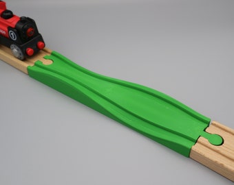 Rumpelschiene for children wooden railway compatible with Brio, Ikea, Lidl (children's toy or gift)