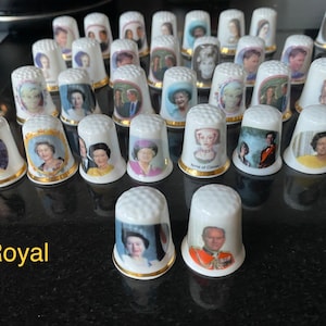 177 bone China thinbles , royal , music , mix