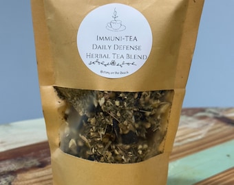 Organic Elderberry Echinacea Tea | Immune Support Herbal Blend