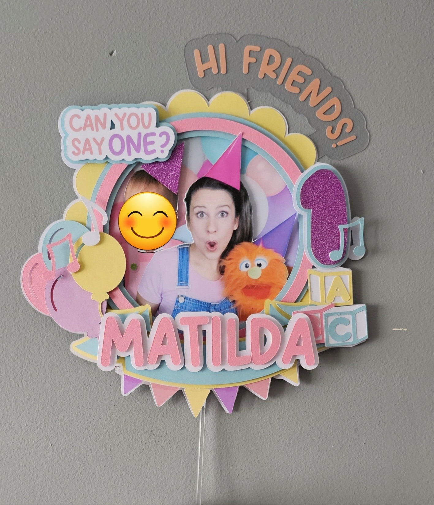 Ms Rachel Inspired Cake Topper Personalised - Etsy UK