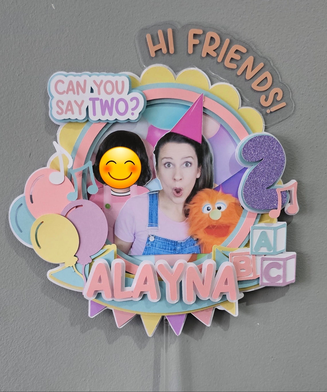 Ms Rachel Inspired Cake Topper Personalised - Etsy UK