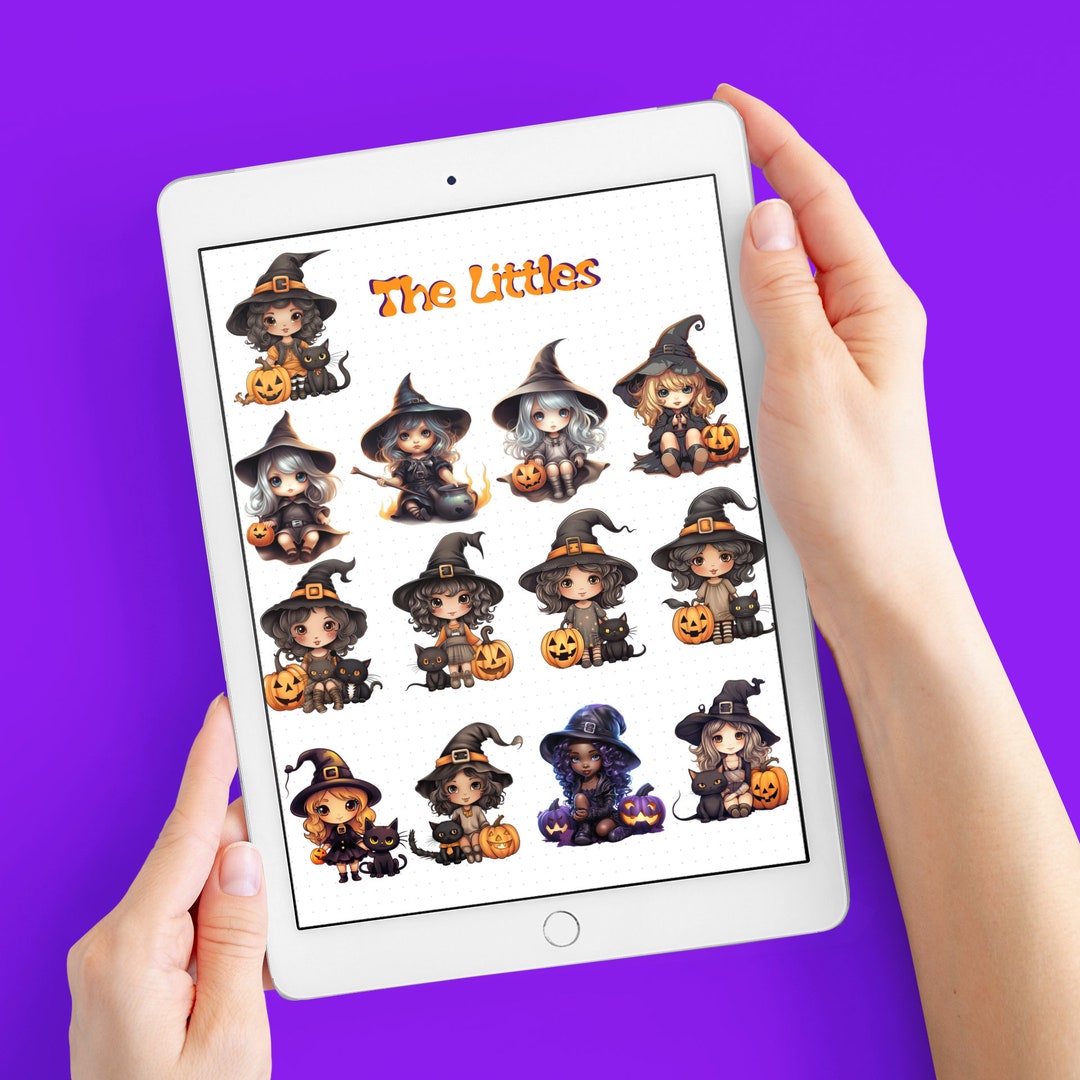 Goodnotes Stickers Witch Sticker Sheet Witchy Bundle Witch Etsy