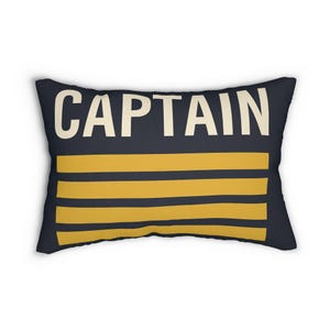 Almohada lumbar de aviación, decoración de sofá para piloto, almohada decorativa de poliéster hilado, diseño con leyenda