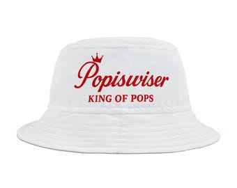 Pop is wiser Bucket Hat - Stylish Outdoor Headwear, Sun Protection for Summer, Trendy Accessory for father&#39;s day