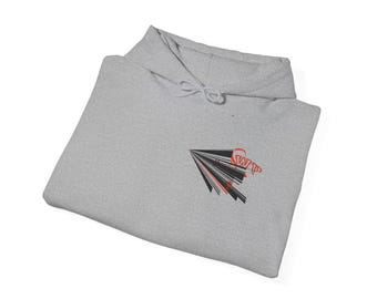 Felpa con cappuccio unisex Heavy Blend™ con ricamo ILWU West Coast e lavorazione a mano / Felpa casual e comoda, perfetta per tutte le stagioni.