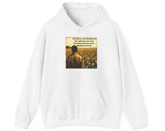 Copertina dell'album della felpa con cappuccio unisex Heavy Blend™ "The Harvest is Plentiful"
