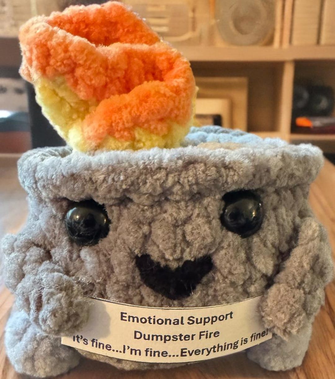 Emotional Support Dumpster Fire - Etsy