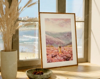 Wood Frame Mockup, Summer Beach Mockup,Art Print Mockup,Window Mockup,Poster Mockup,Interior Mockup,JPG PSD Smart Object