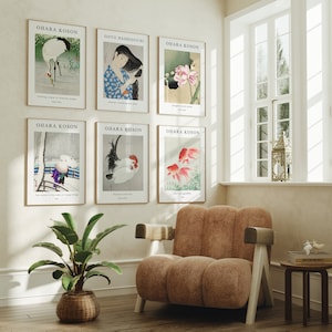 Mockup galerijlijstset, 6 frames muurkunstmodel, postermodel 5 x 7 verhouding, mockup kunstafdruk, realistisch model, mockup digitale kunst, PSD Photoshop