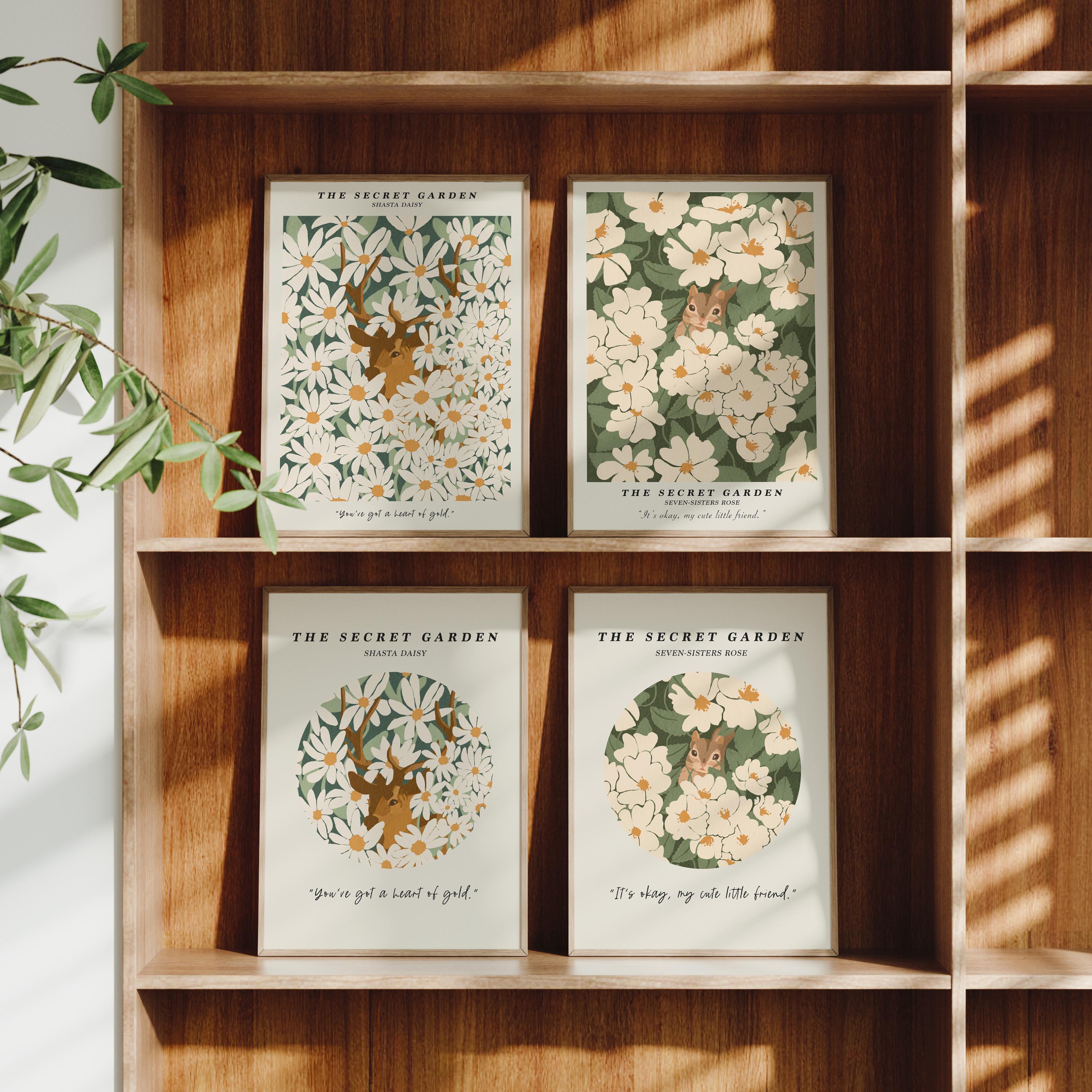 Gallery Frame Set Mockups,4 Frames Boho Wood Frame Mockup,3x4