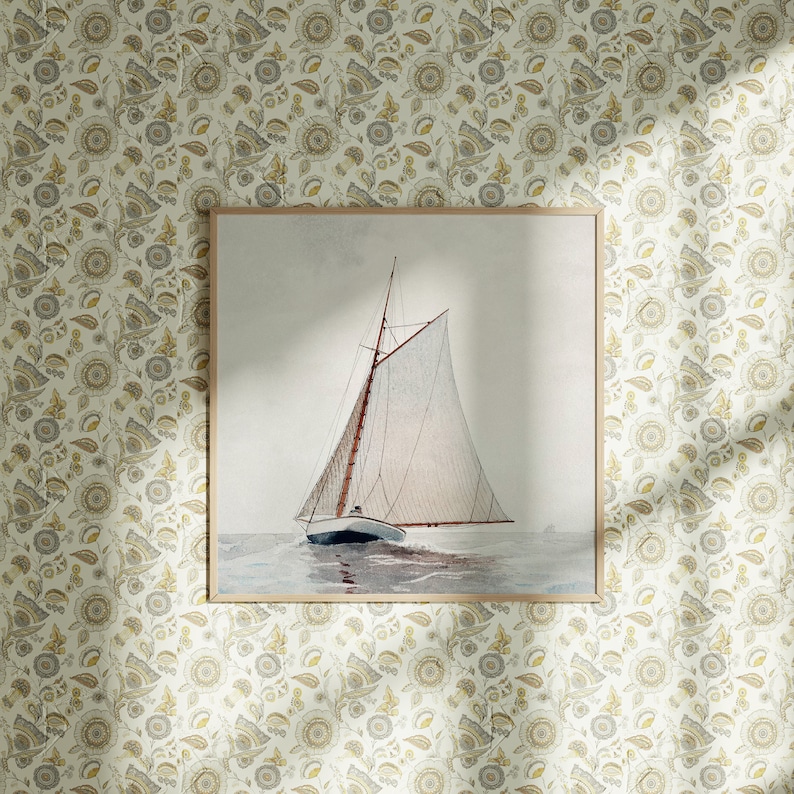 Mockup vierkante houten lijst, mockup realistische kunstdruk (PSD) afbeelding 5