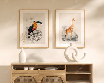 Double Frame Art Mock ups,Wood Frame Mockup,Interior Frame Mockup,Living Room Mockup, Print Gallery Mockup
