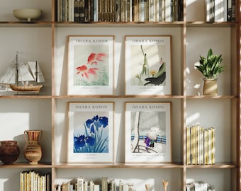Set of 4 Wood Frame Mockup,3x4 Ratio Frame,Poster Mockup,Printable Art Mockup,Art Print Mockup,Realistic Mockup,Natural light,Smart Object