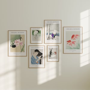6 maquetes de moldura de madeira, maquete de moldura vertical minimalista Boho de proporção 5x7, maquete de pôster de impressão, maquete de conjunto de galeria de impressão de arte, exibição de arte para impressão