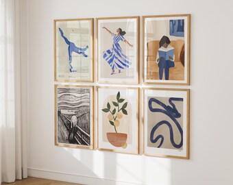3x4 Wood Frame Mockup Set, Wall Art Display (PSD)