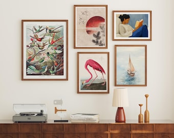 Gallery Wall Frame Mockups,3x4 Wall Art Mockups,Picture Frame Mockup,Multiple Frames,Poster Mockup,Interior Art Mockup,Psd Smart Object