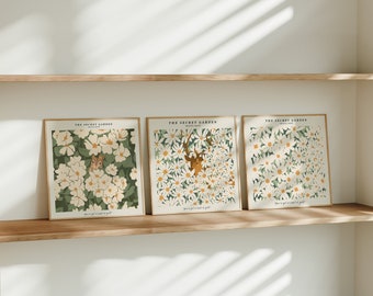 Set van 3 vierkante houten lijst mock-up in interieur, minimale frameset mock-ups, print poster mockup, realistisch mock-up, Photopea psd slim object