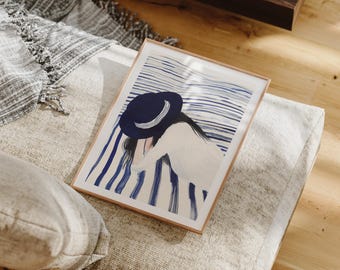 Wood Frame Mockup in Living Room,DIN A Ratio Frame Mock-Up,Picture Frame Mockup,Print Poster Mockup,Mockup for Printables,PSD Smart Object