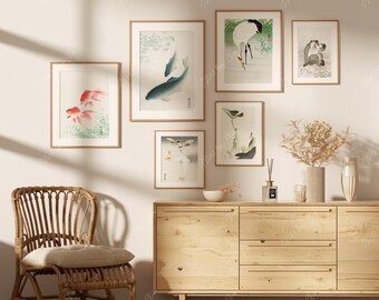 6 Frame Interior Mockup,Living Room Mockup,Art Print gallery set mockup,Soft Light Display,Scandinavian interior frame mockup